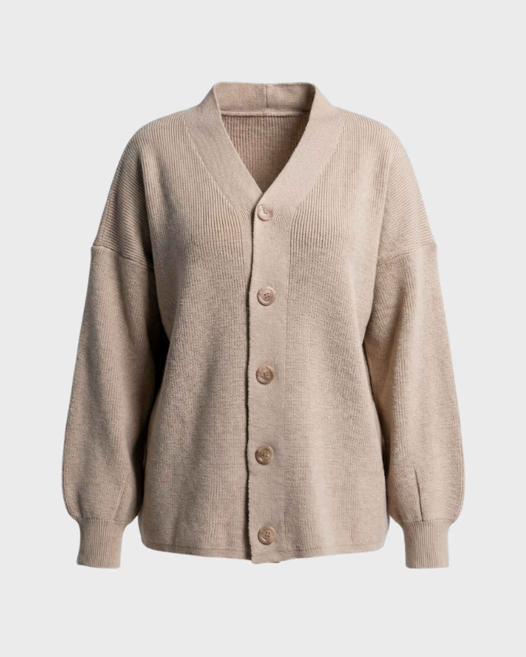 Beige Knitted cardigan