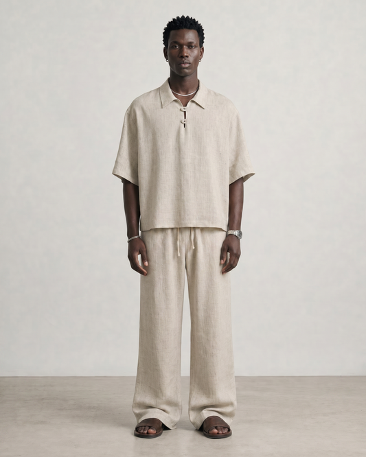 Sandwashed Linen Set