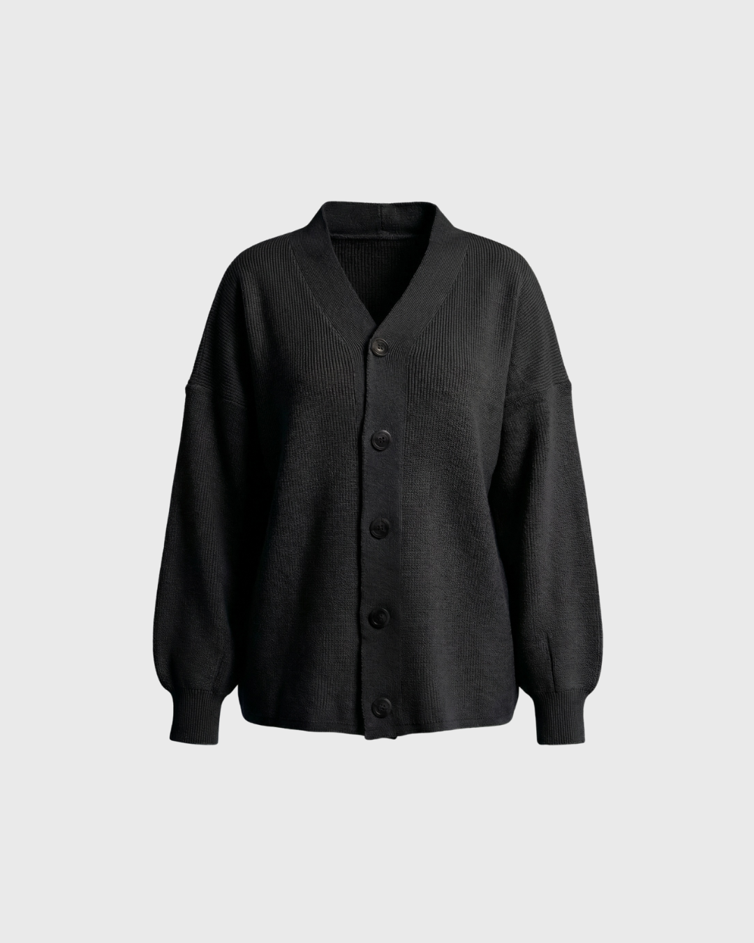 Midnight Black Knitted cardigan