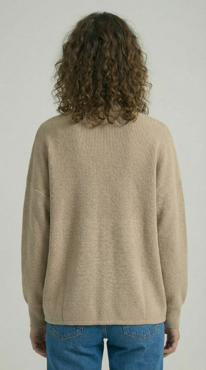 Beige Knitted cardigan