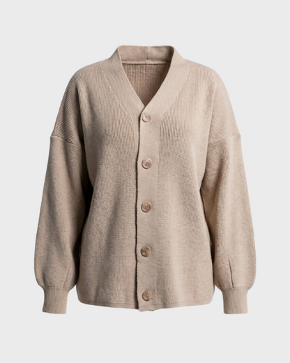 Beige Knitted cardigan