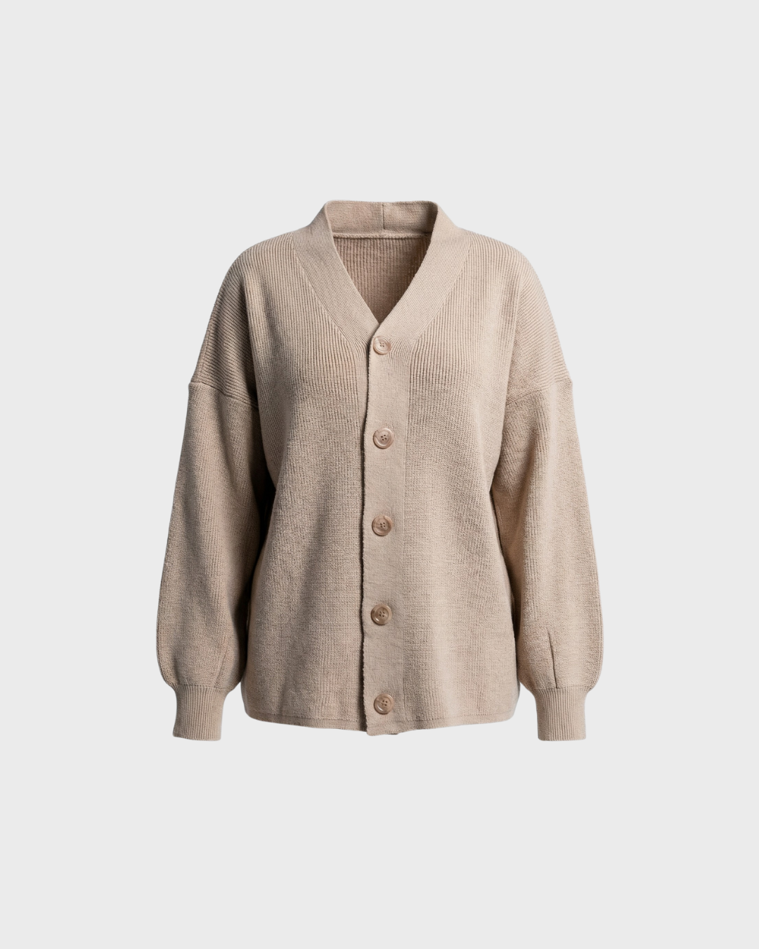 Beige Knitted cardigan