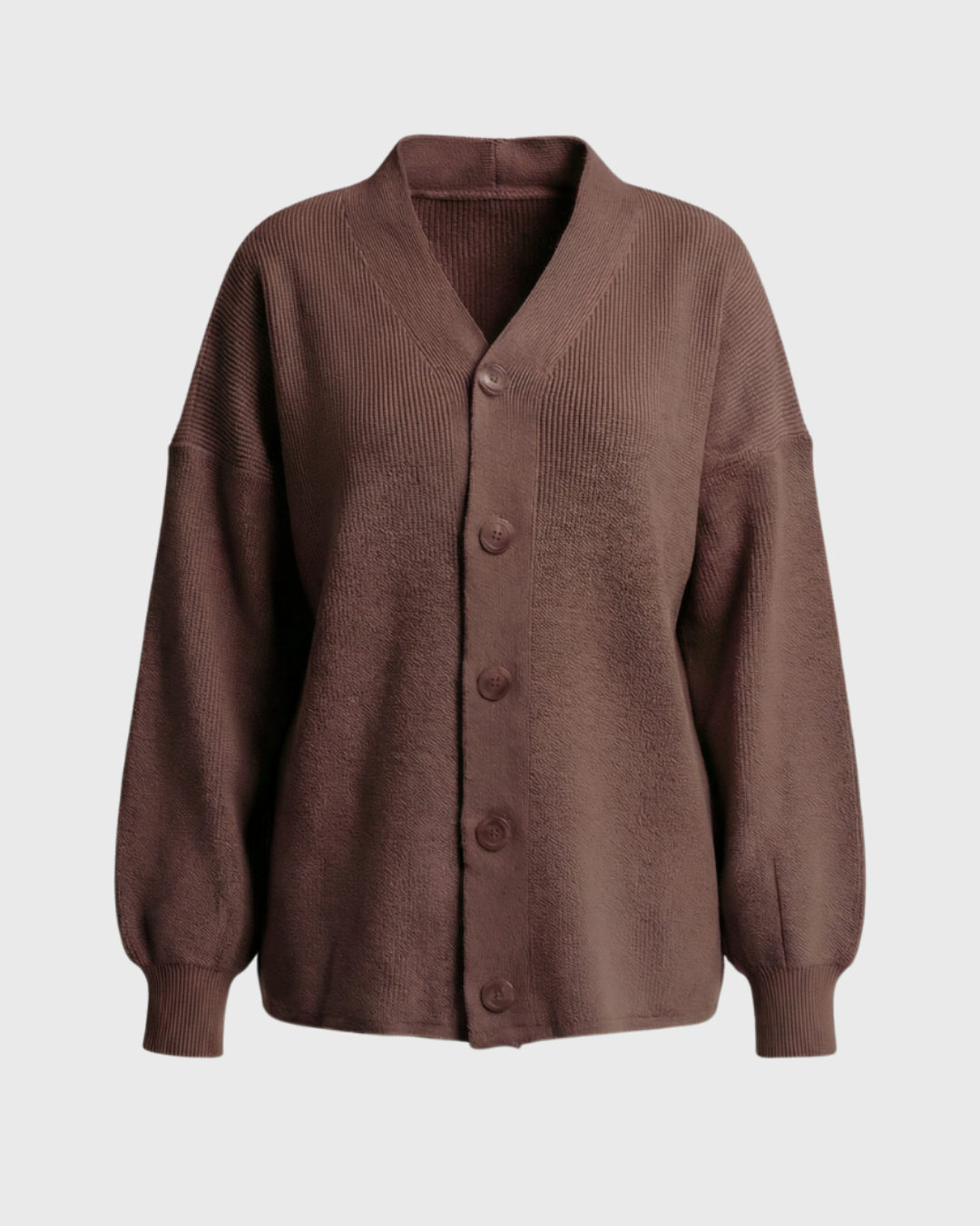 Chocolate Brown Knitted cardigan