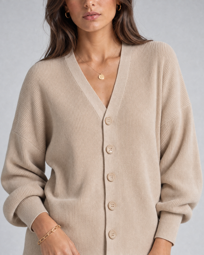 Beige Knitted Set