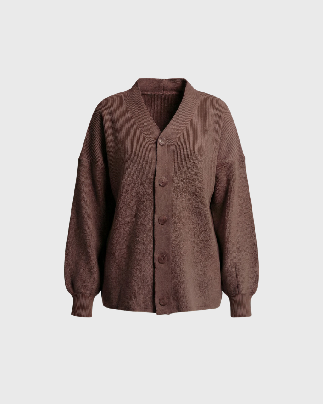 Chocolate Brown Knitted cardigan