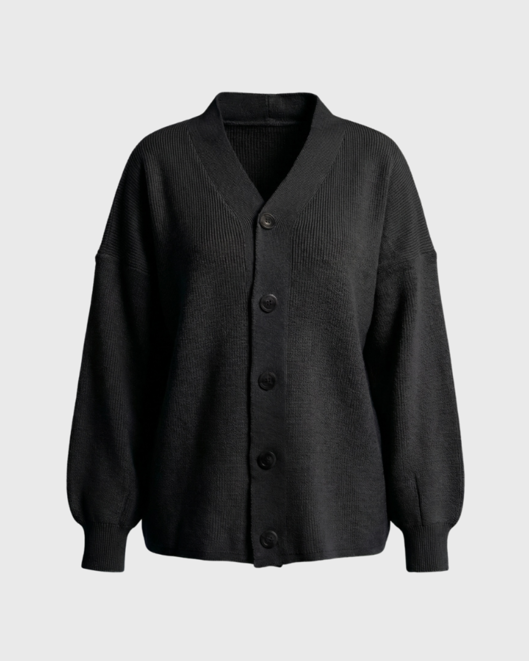 Midnight Black Knitted cardigan