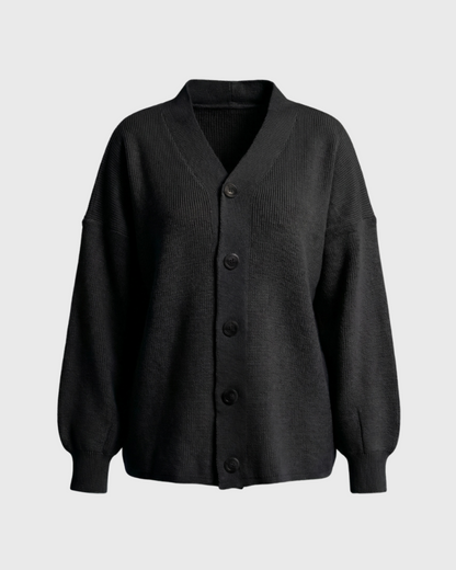 Midnight Black Knitted cardigan
