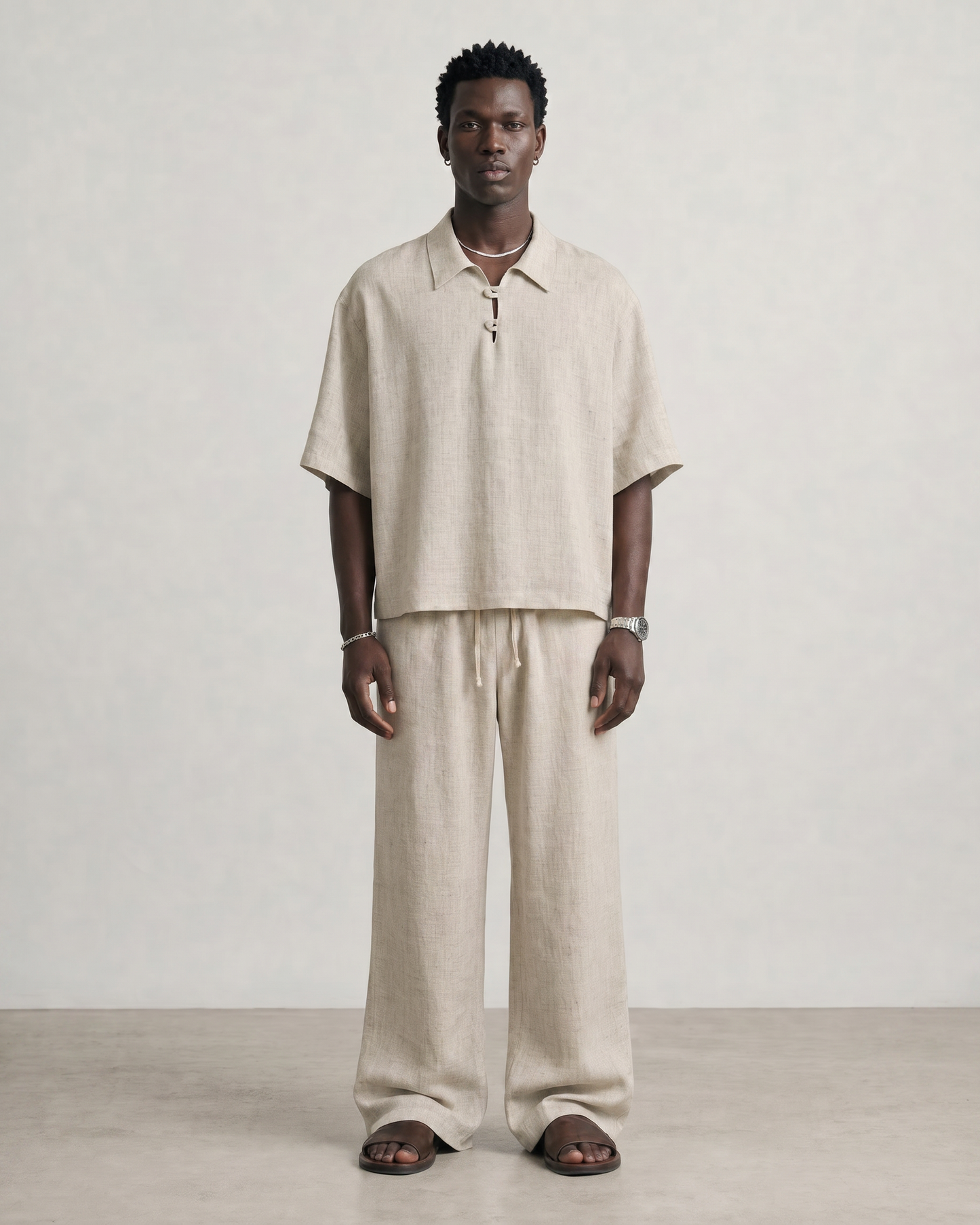 Sandwashed Linen Set